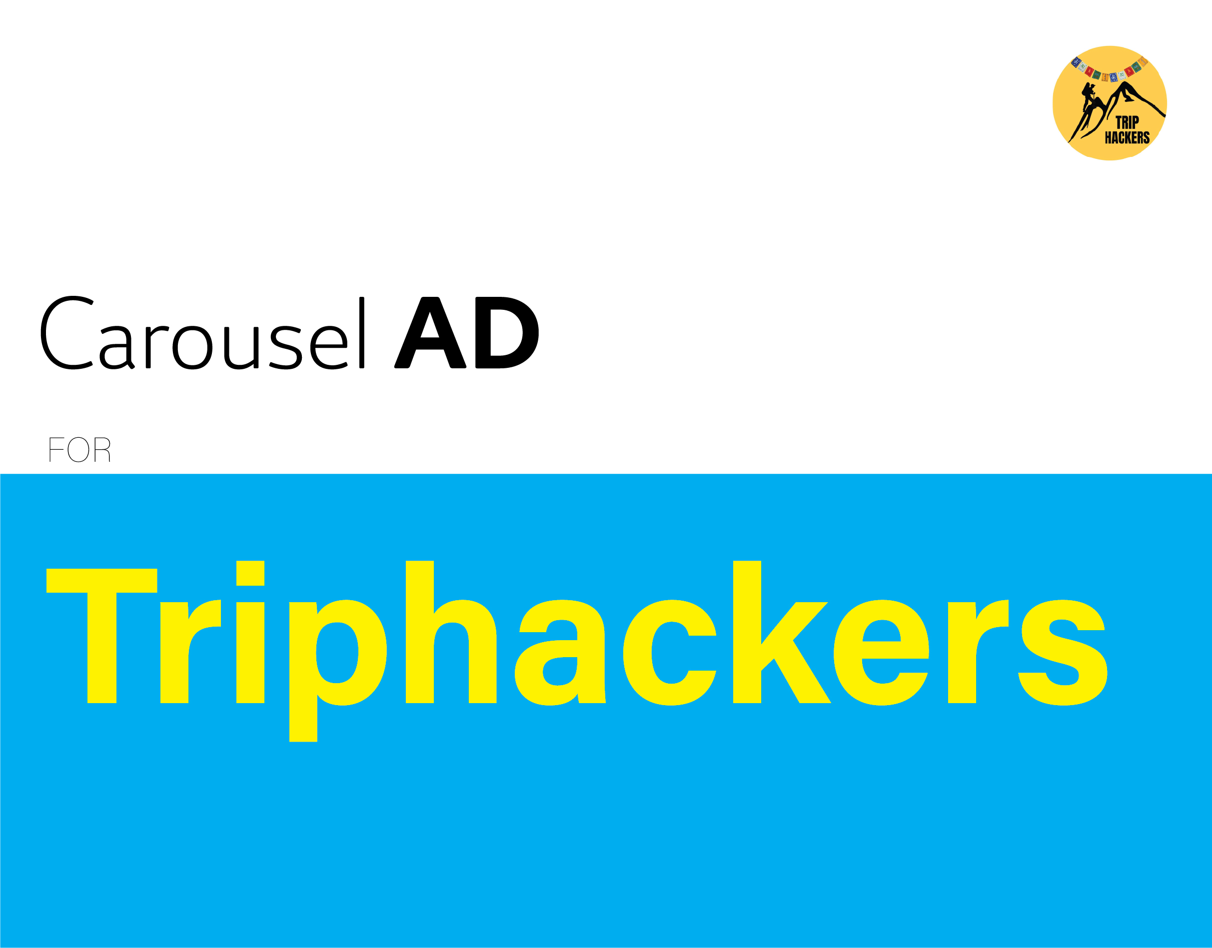 CAROUSEL FOR TRIPHACKERS ad branding carousel for trip hackers carsousel graphic design instagram logo post socialmedia