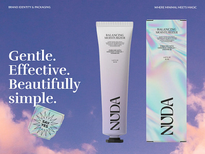 Nuda Brand Identity Design brand designer brand guidelines brand identity brandbook branding design illustration logo logo design ui