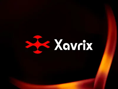 Xavrix logo abstract bold branding clean creative dynamic elegant futuristic geometric iconic innovative minimal modern premium professional simple stylish symmetric unique versatile