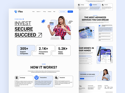 Finance Website Concept banking website design e commerce e commerce landing page e commerce website ecommerce website finance website landing page landing page landing page design product ui ui design ux ux design website