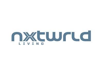 nxtwrld living brand identity branding design graphic design living logo per perspective photoshop