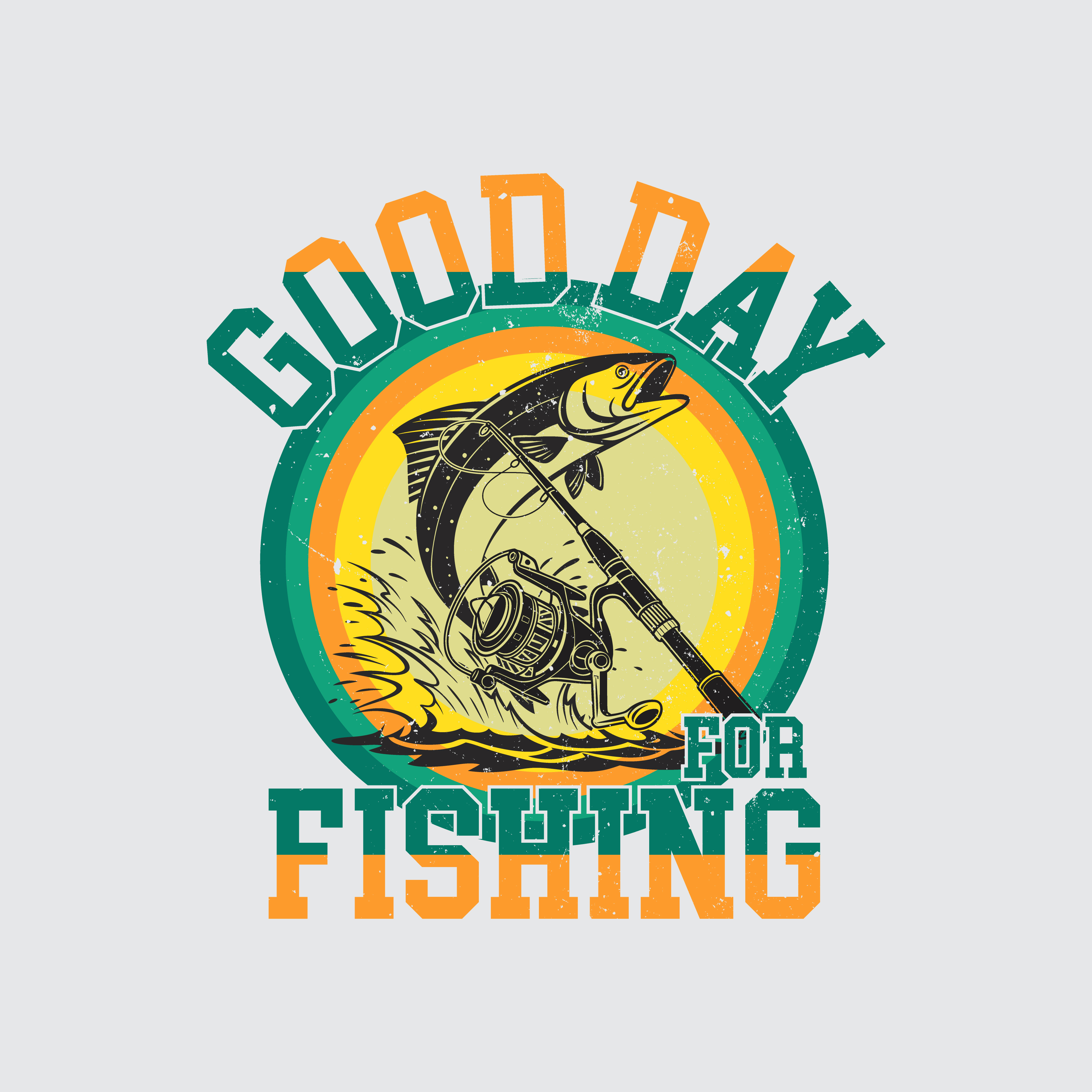 Fishing T Shirt Design branding calligraphy fishing graphic design illustration typography