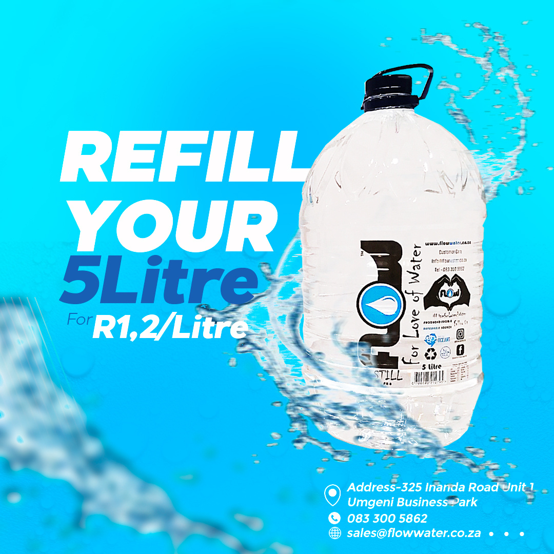 FLOW WATER - SOUTH AFRICA branding graphic design logo