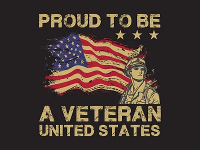 Veteran T Shirt Design branding calligraphy graphic design illustration logo typography veteran