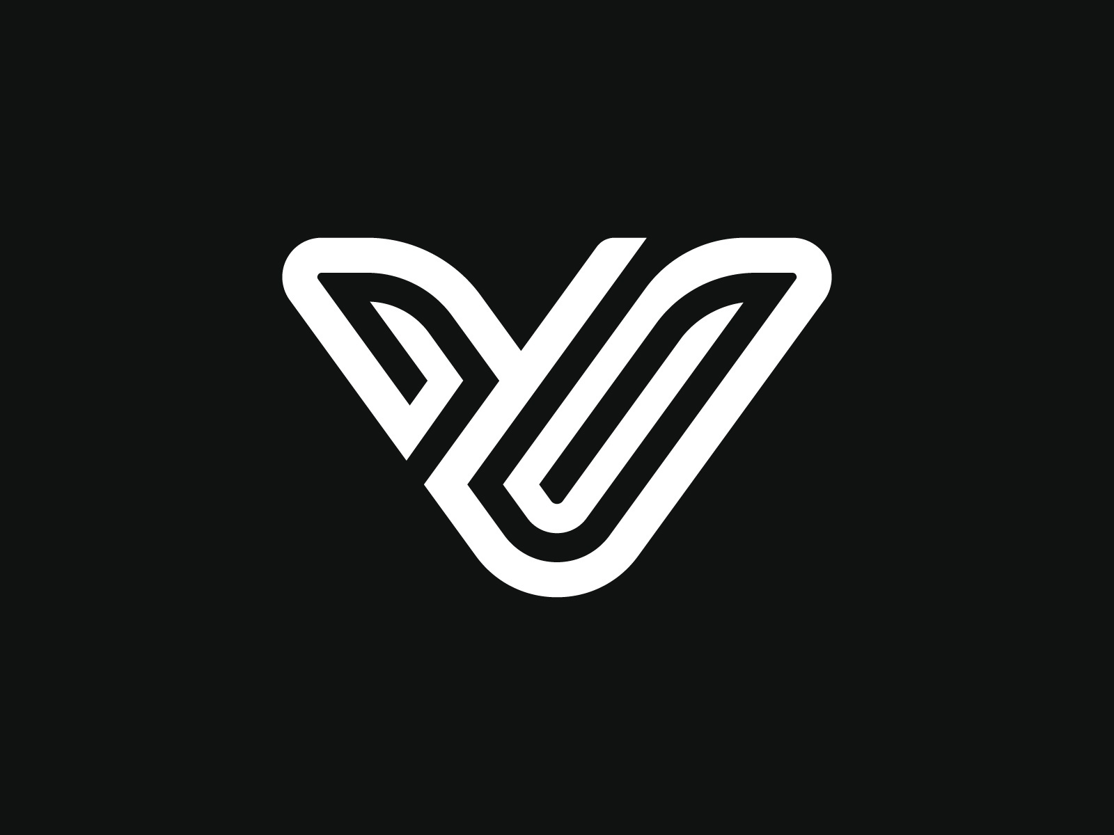 VY Logo brand mark costom letter creative disital art initial letter vy lettermark logo logo mark logodesign logotype modern monogram line type vy vy logo yv