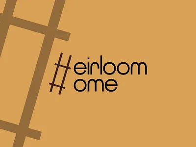 Heirloom Home Logo branding custom design elegant furniture icon interior design ladder logo logo design logodesign logotype loog lgoo lgo luxury minimalist simple symbol text logo typography wordmark