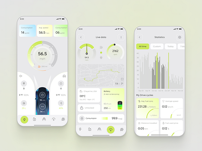 AI OBD2 Car Scanner Mobile App | Smart Vehicle Diagnostics UI appinterface artificial intelligence automotive app automotiveui autotech car diagnostics car scanner carappui carscanner dashboardui datavisualization interactiondesign mobileappdesign neumorphism obd2 obd2 app obd2 scanner realtimemonitoring uxui vehiclediagnostics