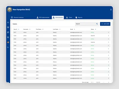 Admin Users design figma design interaction design ui user center design user experience design ux