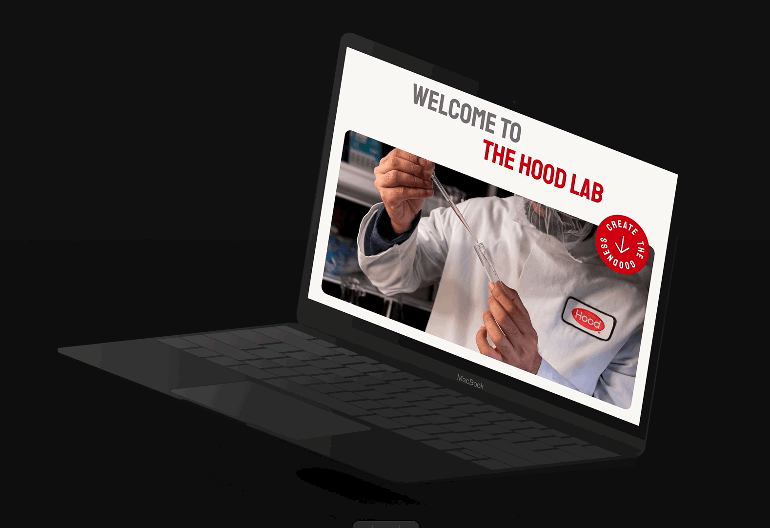 HP Hood Manufacturing animation hood interactive design ui ux uxui web design website