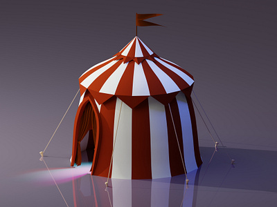 circus 1101 + circus 1102 3d 3dmodel blender circus design graphic design