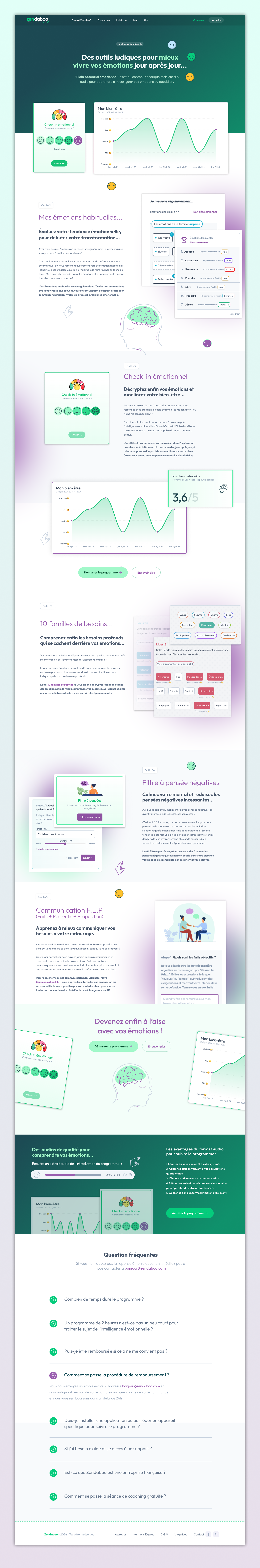 Zendaboo - PPE Landing page app branding design landing page ui webdesign