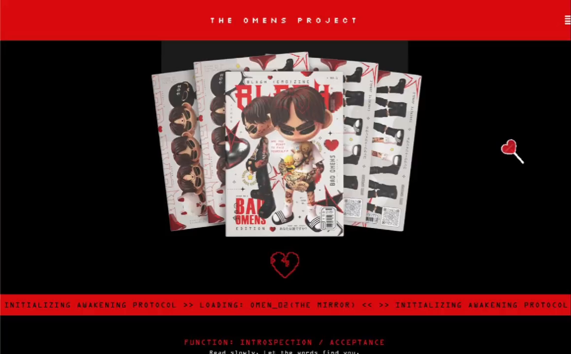 Example of Custom Web Design Experience & 3D Art