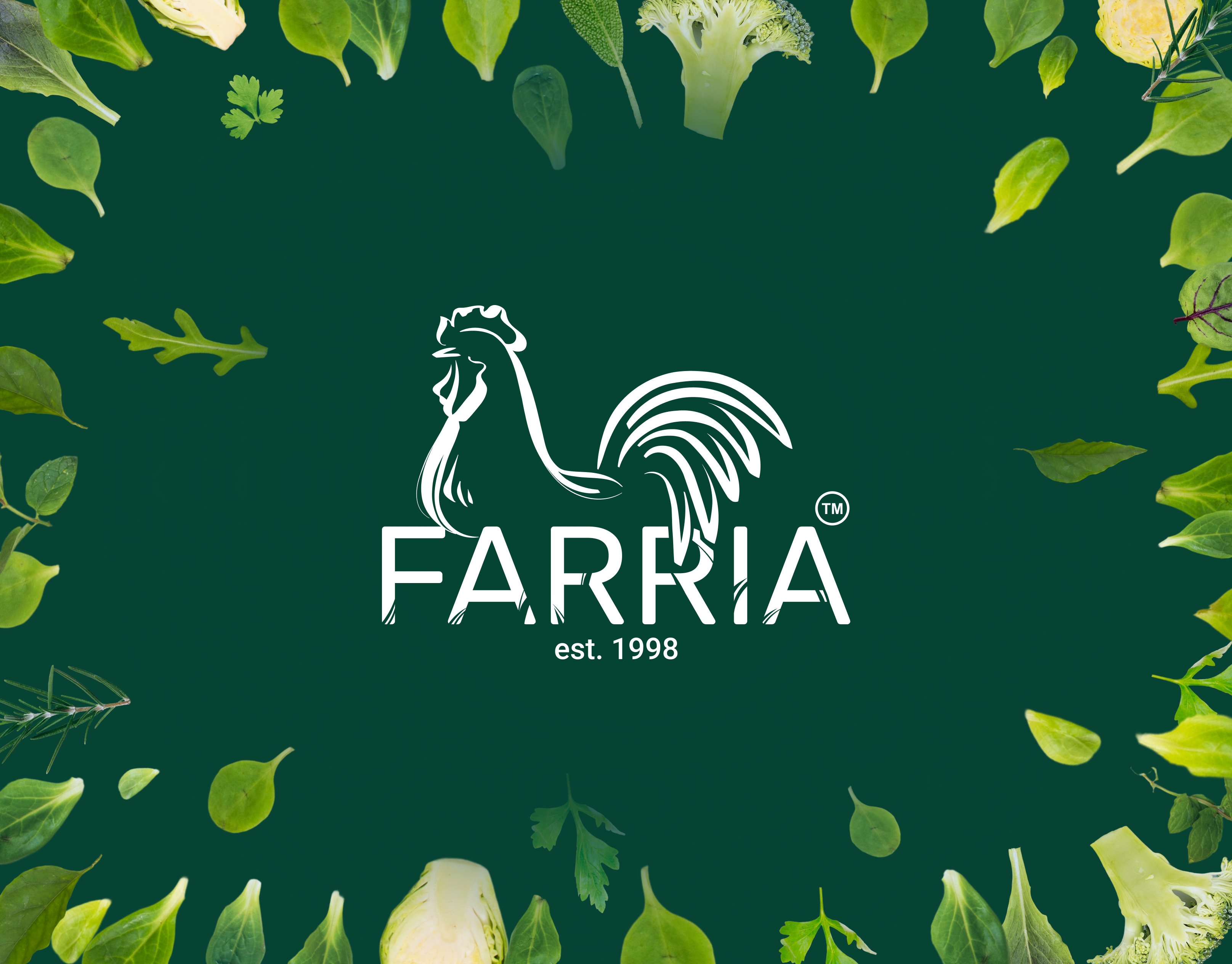 Farria — Premium Chicken for Global Markets branding design graphic design illustration logo typography ui vector web catalog website