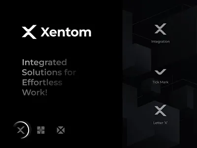 Xentom - Logo Design abstract logo ai logo b2b logo brand identity branding consulting logo design e commerce logo graphic design integration logo lettermark logo logo logo design logomark minimal logo modern logo saas logo tech logo web3 logo wordmark logo