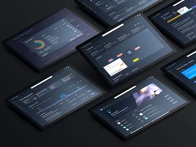 Enterprise Security Management dark mode data enterprise graphs product design security ui ux viz