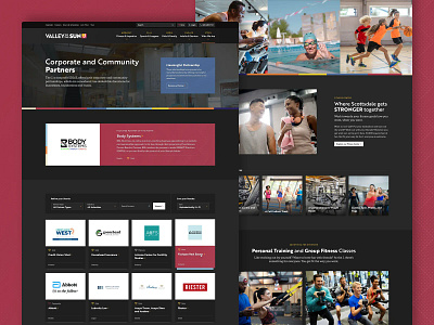 The Valley of the Sun J - Website Redesign, Interior Pages arizona clean dark exercise fitness high end modern photo rebrand responsive sophisticated southwest user experience website