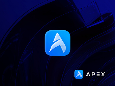 Apex Logo 3d a logo apex apex letter mark apex logo apex logo design branding design game graphic design letter a logo letter mark logo logo strong ui ux vector