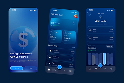 Finance - Banking Mobile App appui banking app banking finance app banking mobile app bankingapp digital wallet app finance app finance wallet app financeapp mobile finance mobile money app mobile wallet mobilebanking online finance app online wallet personal finance mobile productdesign uidesign uxdesign