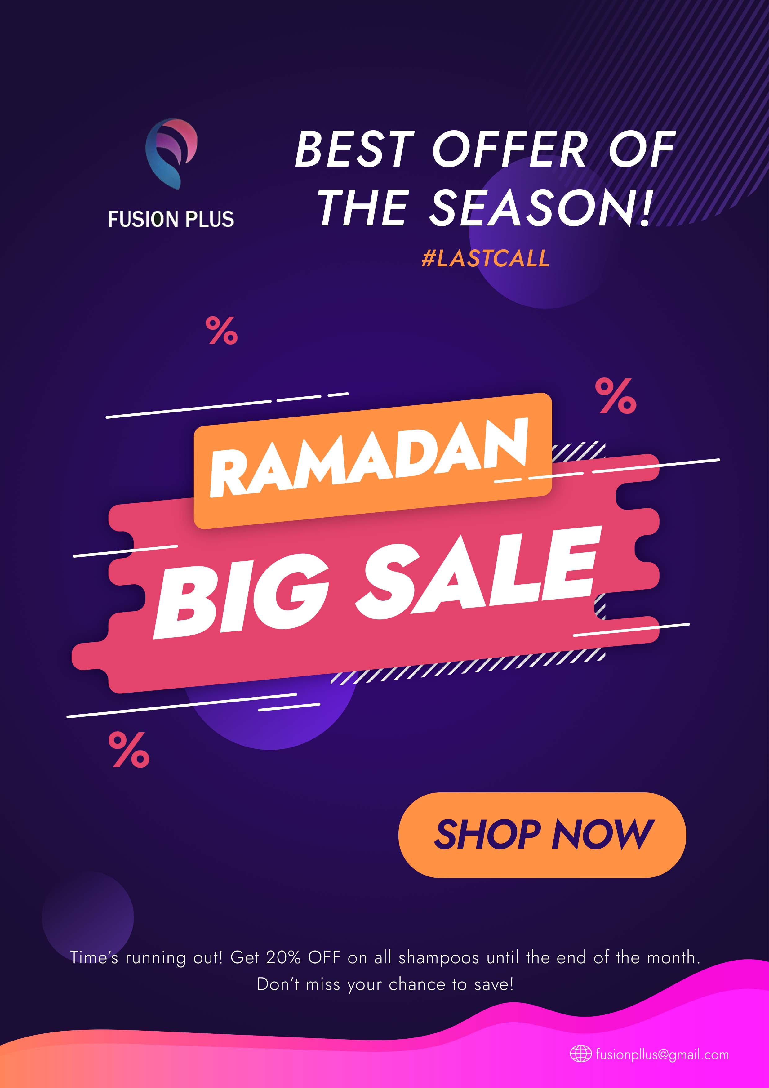 Fusion Plus banner branding design graphic design poster