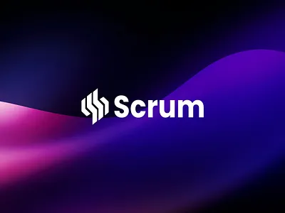 Scrum - S logo, S letter, Modern logo, Tech, UI, AI abstract logo ai app brand identity branding design graphic design illustration logo logo design logotype modern logo scrum sletter slogo tech ui vector