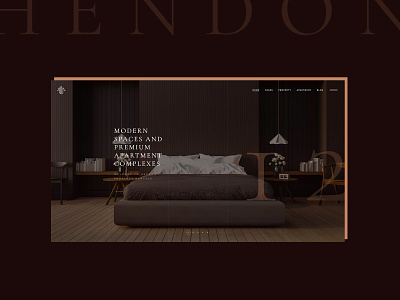 Hendon business design elegant modern property residence showcase site ui web webdesign wordpress
