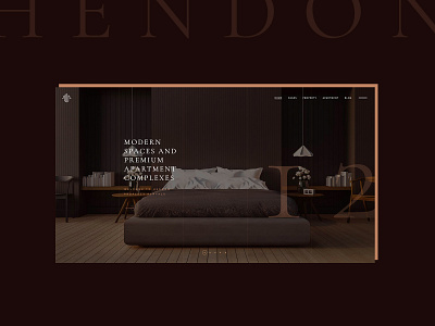 Hendon - Single Property Theme business design elegant modern property residence showcase site ui web webdesign wordpress