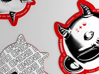 Stickers design 3d animation blender branding