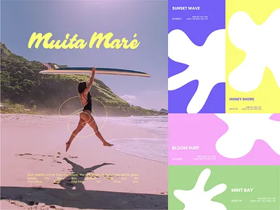 Branding - Muita Maré branding color design graphic design illustration logo rrss