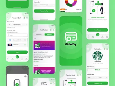 This Payment App UI Design is built for speed, security, .... 3d app branding design flat graphic design illustration logo minimal ui