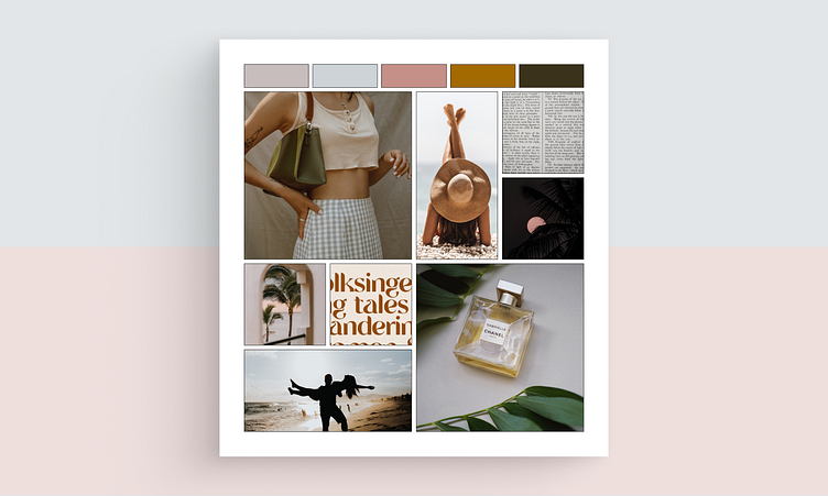 Beachy Moodboard by Dennise Chávez on Dribbble