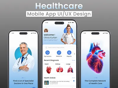 Healthcare Mobile App UI/UX Design doctor app doctor appointment health app health app design health app ui health care app ui design healthcare healthcare app healthcare app design healthcare dashboard healthcare mobile app healthcare mobile app design healthcare mobile application healthcare mobile ui healthcare monitoring mobile app design mobile app ui mobile app ui design ui ui ux design
