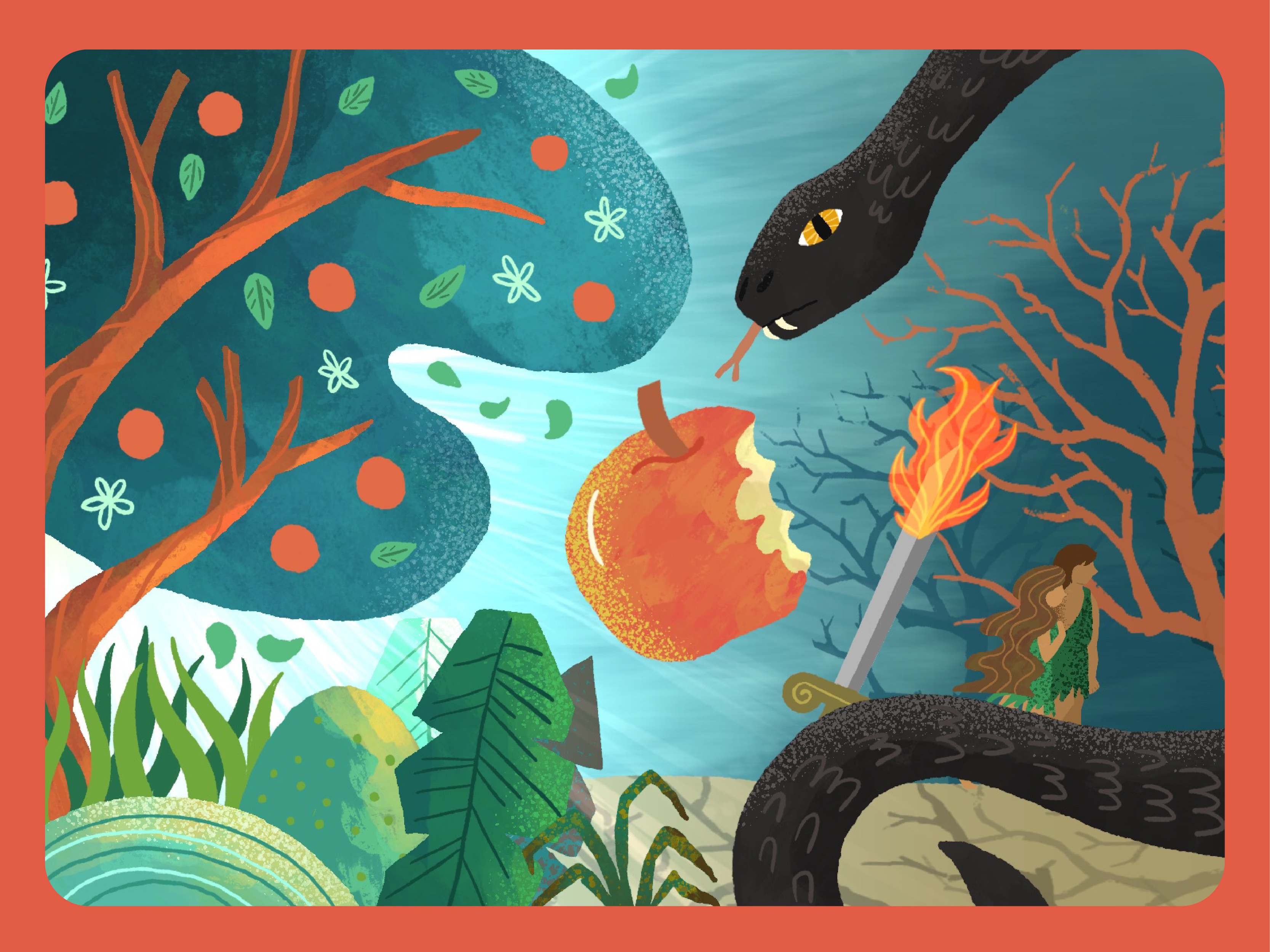 Children's Bible Story Illustrations Collection