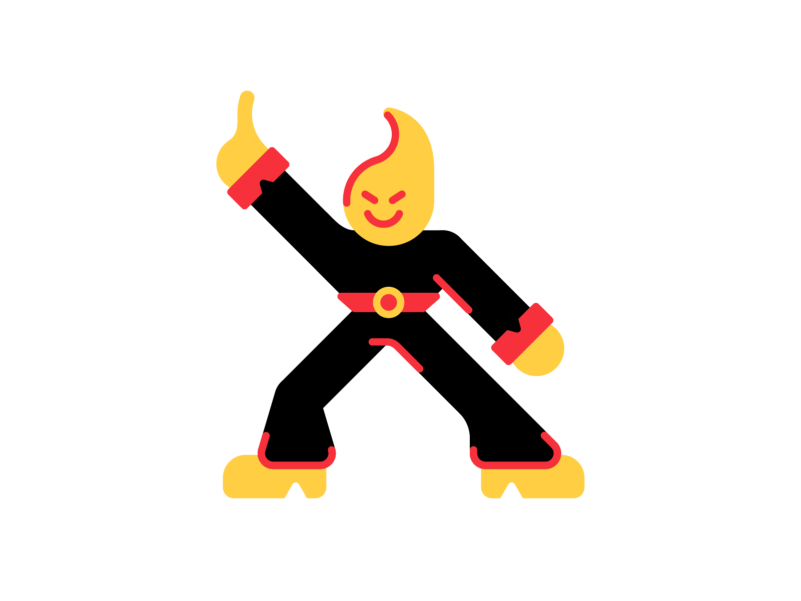 Diario Diario 19 - 190 blue cute disco geometric happy helbetico illustration red vector yellow