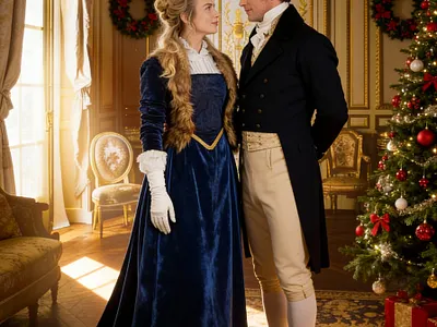 DUKE'S Dream Duchess christmas cover art work graphic design historical romance regency yuletide