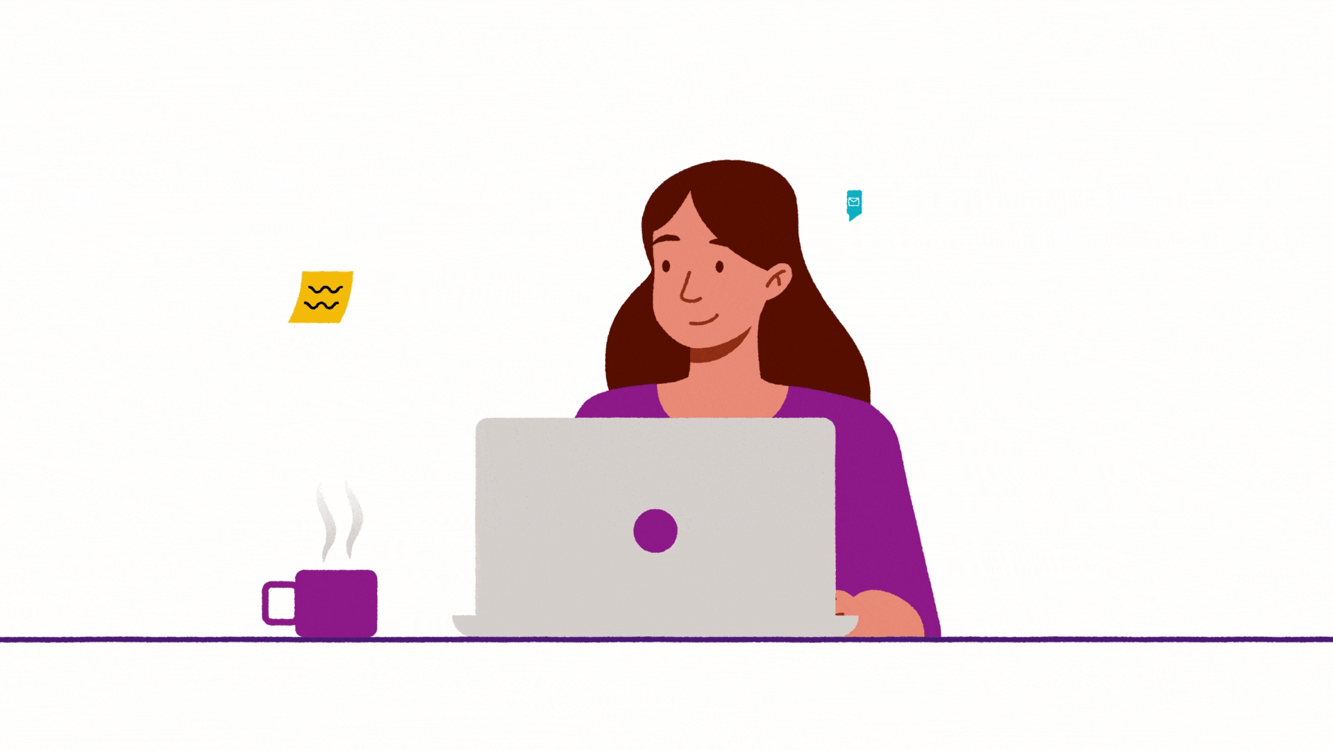 Career Goals! adobe after effects amy wheelhouse animation awheelinmotion character design graphic design illustration industry leaders motion design motion graphics purple studies texture uqskills working hard