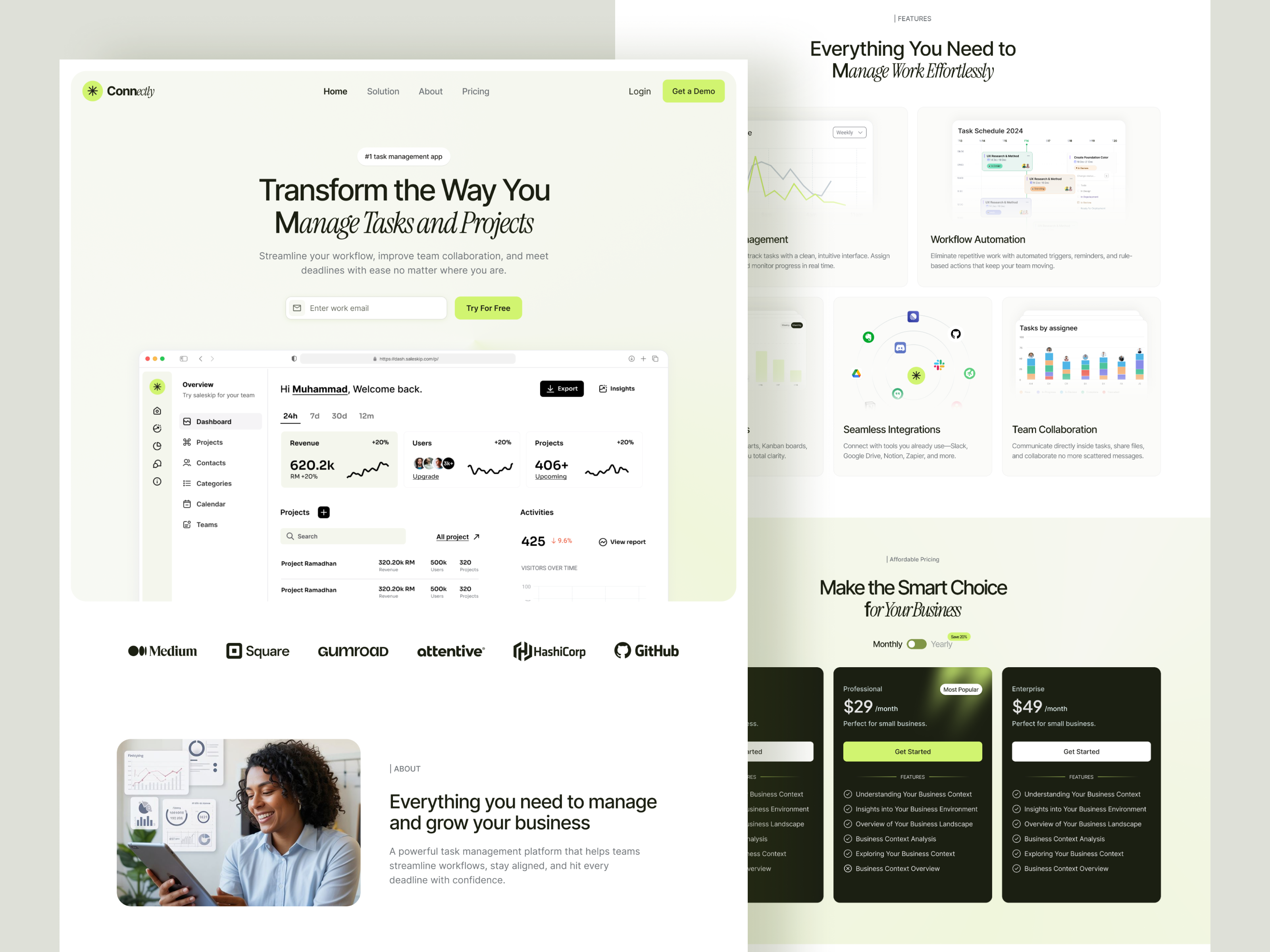 Example of Responsive Landing Page Design