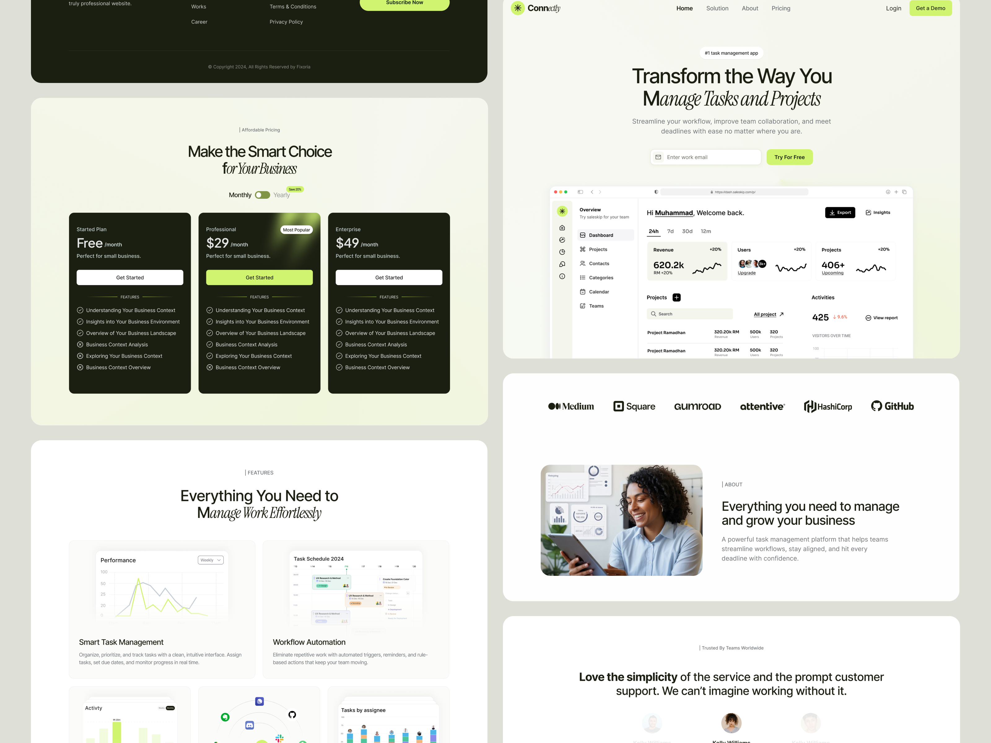 Example of Responsive Landing Page Design