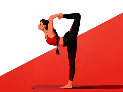yoga illustration branding design graphic design illustration