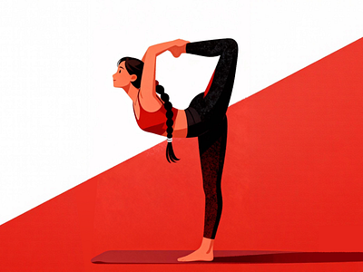 yoga illustration branding design graphic design illustration