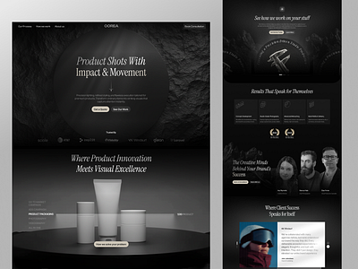 Oorea - Creative Agency Landing Page agency agency landing page agency website creative agency creative agency landing page creative agency website landing page landing page design marketing marketing landing page marketing website ui ui design uiux uiux design ux web web design website website design