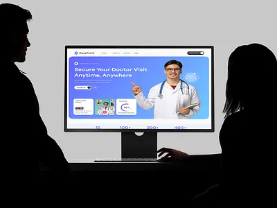 Doctor Appointment Website Design appointment appointment website clean doctor doctor appointment doctor website graphic design medical website medicine minimal services ui ux website design
