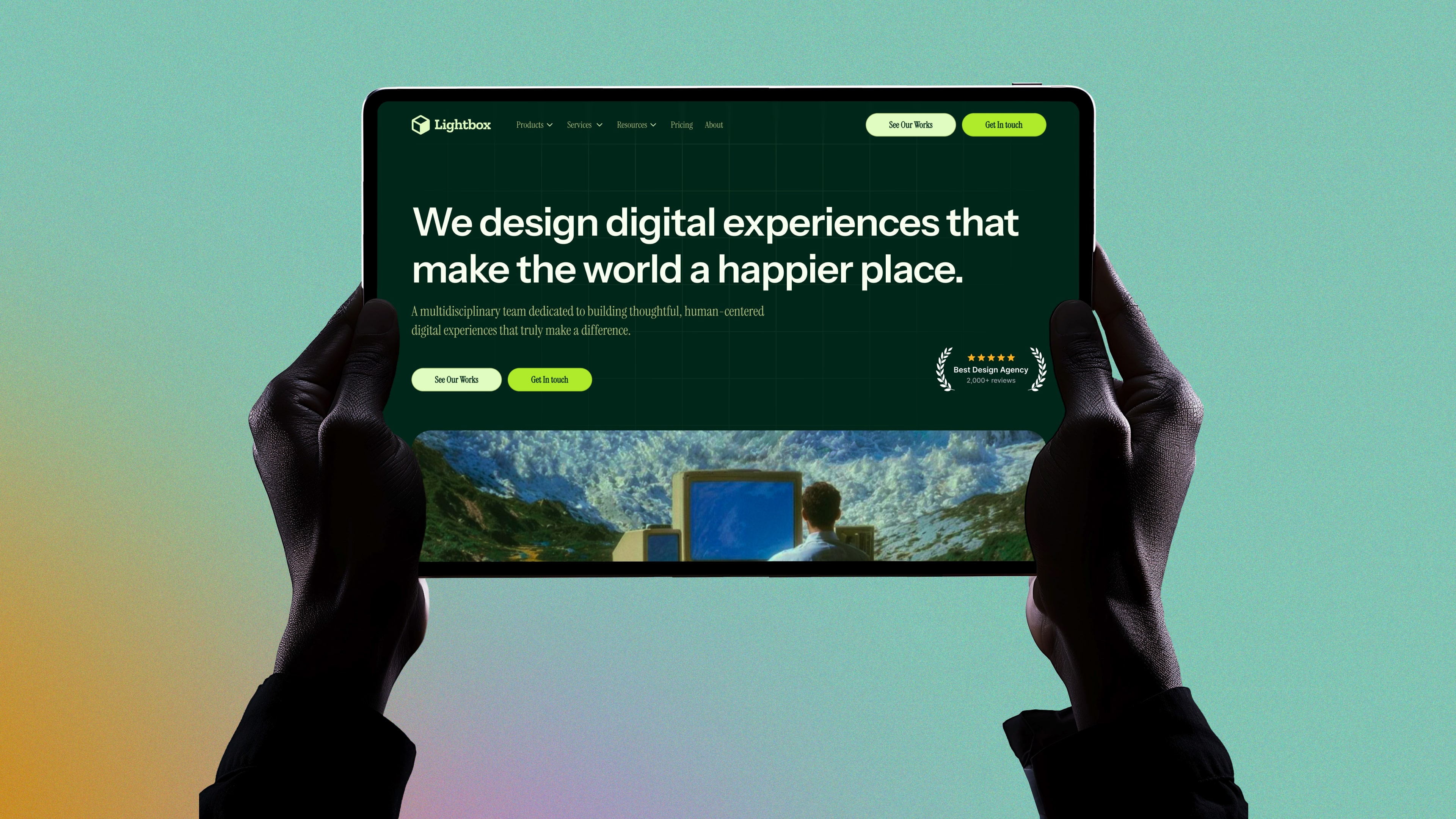 Example of Enterprise Multi Page Website Design