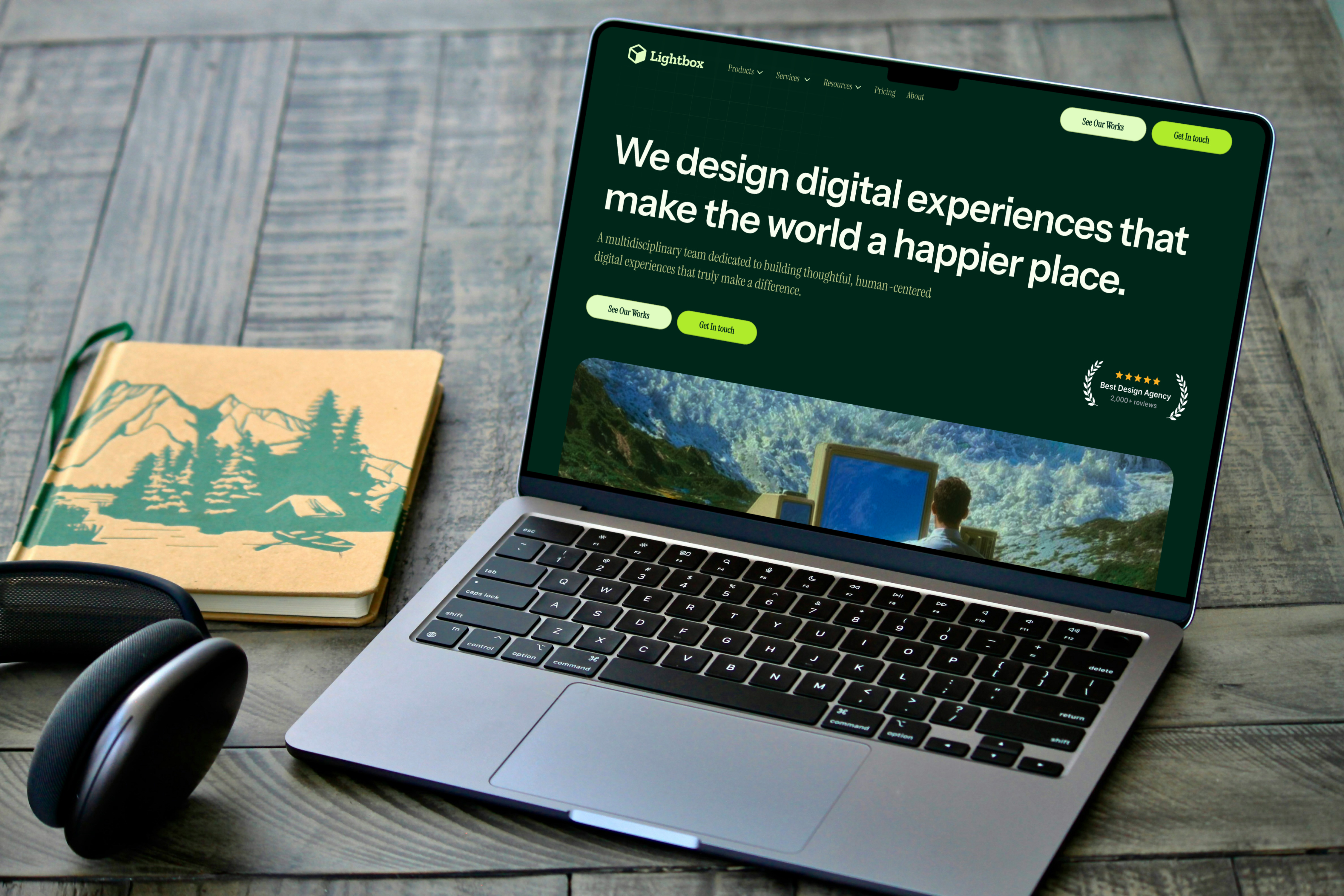 Example of Website UI Concepts → Trusted Quality