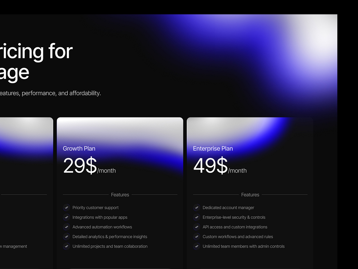 SaaS Pricing Section Image 2