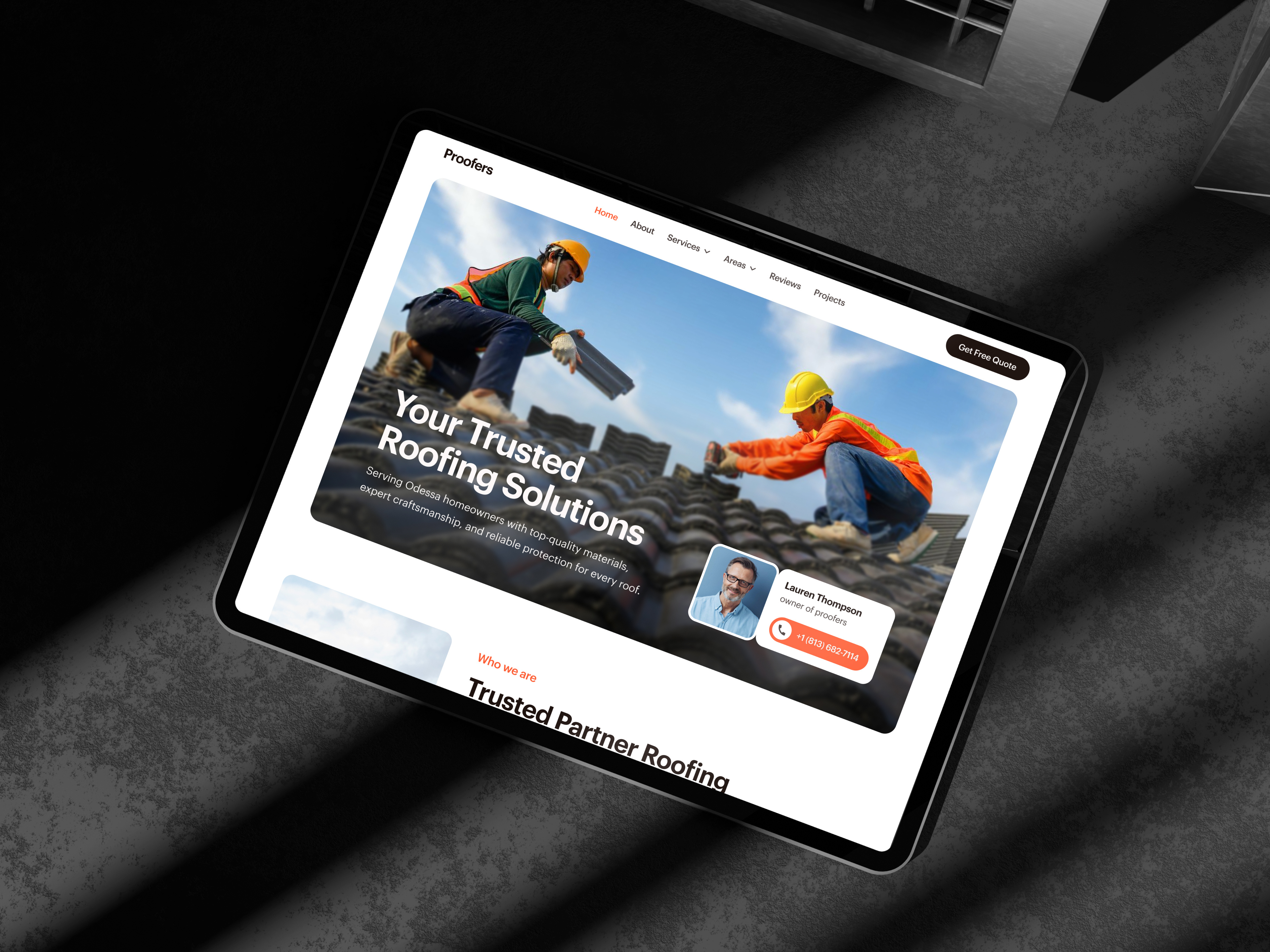Example of Business Website UI Design (5 7 Pages)