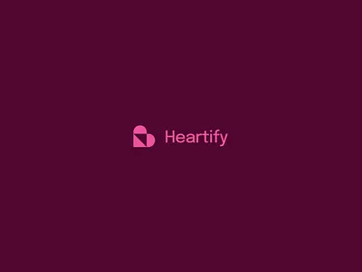 Heartify – Modern Minimalist Watch Brand Logo Design brand identity design branding clean design creative logo dribbble geometric logo heart logo icon design lifestyle brand identity logo design minimalist logo modern logo pink logo visual identity watch brand wordmark