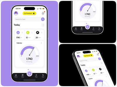 Calorie Counter Mobile App app design calorie counter calories tracker healthcare healthy ios app design mobile mobile app mobile app design mobile app designer mobile app ui mobile app ui ux nutrition app ui ui design