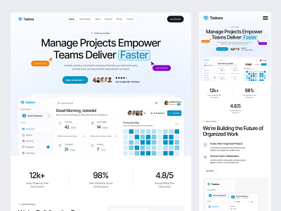 SaaS Landing Page affiliate affiliate analytics affiliate dashboard analytics dashboard dashboard design modern saas landing page performance dashboard product design saas saas landing page saas landing page design saas template saas website uiux web app web design website