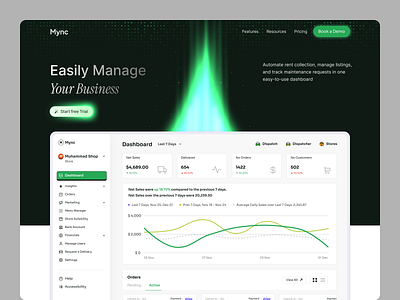 Hero section exploration✨ agency branding design drak ui header hero landingpage saas ui ux web website websitedesign