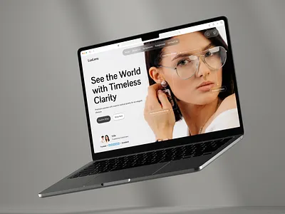 Sunglasses Store Landing Page Clean & Elegant Design digitalproductdesign eyeweardesign eyewearstore figmadesign landingpagedesign modernui productshowcase sunglassesstore ui uiuxdesign uxdesigninspiration visualdesign web design webui